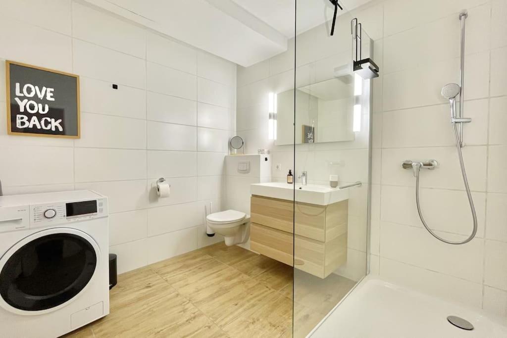Stadt-Oase - Kostenlos Parken, Ruhig, Kliniken, Gop, Bali-Therme, Boxspringbett Bad Oeynhausen Eksteriør bilde